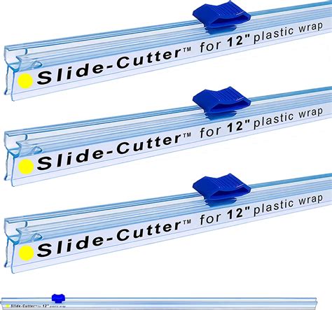 slide cutter for plastic wrap